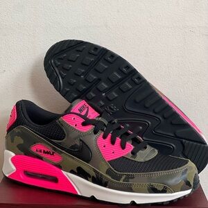 Nike Air Max 90 Premium Camo Pack Sequoia Hyper Pink IF1721-300 Men’s Size 11.5